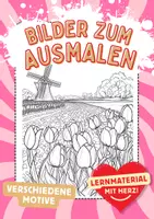 Vorschau - Arbeitsblätter - Kunst Frühling Frühlingsbilder Fenster Ausmalbilder Mandala - Deckblatt
