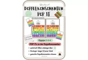 Vorschau - Spiele - Materialpaket POP ITs Doppelkonsonanten ll,mm,nn,ss und gemischt - Seite 2