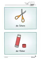 Vorschau - Bildkarten - Organisation im Klassenzimmer: Materialkarten - Seite 1