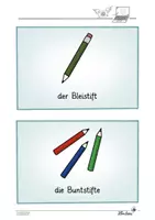 Vorschau - Bildkarten - Organisation im Klassenzimmer: Materialkarten - Seite 2