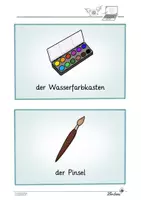 Vorschau - Bildkarten - Organisation im Klassenzimmer: Materialkarten - Seite 3