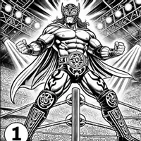 anteprima - Materiale per pittura e bricolage - Wrestling Disegni da Colorare (50 Illustrazioni) - Pagina 2