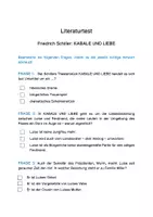 Vorschau - Test - Literaturtest: Friedrich Schiller - KABALE UND LIEBE - Seite 3