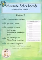 Vorschau - Arbeitsblätter - Ich werde Schreibprofi - Wörter schreiben 10 ABs - Deckblatt