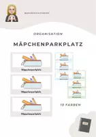 Vorschau - Bildkarten - Mäppchenparkplatz - Deckblatt