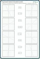 Vorschau - Arbeitsblätter - Proportionale Funktionen Schaubilder zuordnen - Deckblatt