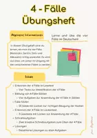 Vorschau - Arbeitsblätter - 4-Fälle erkennen/Probevorbereitung - Deckblatt