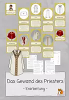 Vorschau - Stundenentwürfe - Das Gewand des Priesters | Erarbeitung | Religion - Deckblatt