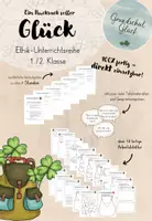 Vorschau - Stundenentwürfe - Glück - Unterrichtsreihe Ethik 1./2. Klasse - Deckblatt