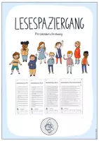 Vorschau - Arbeitsblätter - Lesespaziergang Personenbeschreibung (Klasse 2 und 3) - Deckblatt