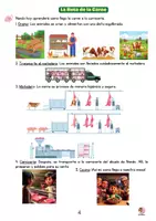Vista previa - Hojas de trabajo - ACTIVIDADES DEL CUENTO"NANDO QUIERE SER CARNICERO" - página 3