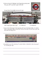 Vorschau - Arbeitsblätter - London Underground Aufgabenset Material - Seite 3