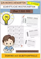 Vorschau - Spiele - Schriftliche Multiplikation - dreistellige Multiplikatoren, über 1 000 000 - Deckblatt