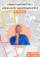 Vorschau - Arbeitsblätter - Verhütungsmittel- Vergleich/Gruppenpuzzle | Unterrichtsreihe "Sexualerziehung", Biologie, 8. Klasse - Deckblatt