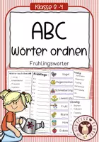 Vorschau - Unterrichtsreihen - Wörter nach dem ABC ordnen - Frühling - Deckblatt