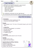 Vorschau - Arbeitsblätter - How to Write a Summary (Schritt-für-Schritt-Anleitung) mit Beispielartikel und Musterlösung - Seite 2