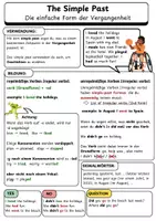 Vorschau - Arbeitsblätter - The Simple Past - Merkblatt/ Poster - Seite 3