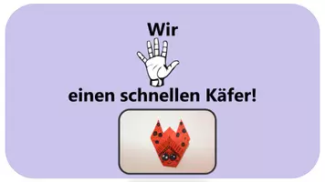 Vorschau - Arbeitsblätter - Schneller Käfer - AT Falten Power-Point und Pdf - Seite 2