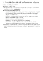 Vorschau - Präsentationen/Tafelbilder - Frau Holle Musik aufmerksam erleben 3. Klasse Musik Kompetenz das Singen und Musizieren anderer aufmerksam und respektvoll verfolgen - Seite 3