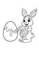 Vorschau - Mal- und Bastelvorlagen - Fensterbilder Osterhasen - Malvorlagen - Seite 3