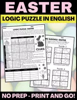 Vorschau - Spiele - Easter: logic puzzle & Word Sudoku Activities with Answers - Deckblatt