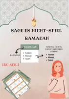 Vorschau - Spiele - „Sag es nicht“-Spiel: Ramadan für die Sek I - Deckblatt