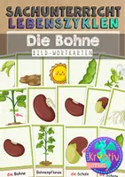 Vorschau - Bildkarten - DIE BOHNE Bildkarten Bild-Wortkarten - Deckblatt