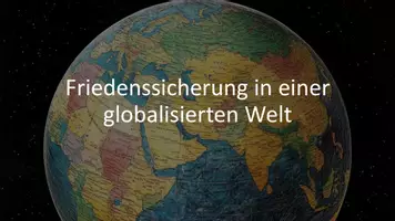 Vorschau - Präsentationen/Tafelbilder - Unterrichtseinstieg: Friedenssicherung | Ethik - Deckblatt