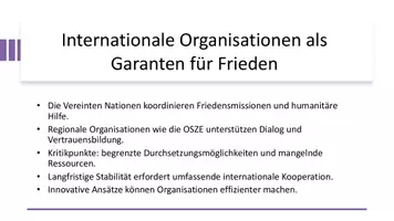 Vorschau - Präsentationen/Tafelbilder - Unterrichtseinstieg: Friedenssicherung | Ethik - Seite 3