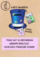 Vorschau - Stationenlernen - Easter | Wortschatz üben | Magic Hat Karten - Seite 1