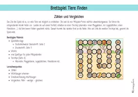 Vorschau - Spiele - Brettspiel Afrika: Zählen und Vergleichen (Kindergarten) - Seite 2