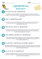 Vorschau - Arbeitsblätter - Jugendförderung Arbeitsblatt 7. & 8. Klasse Arbeitsmarktpolitik AB mit Lösungen - Seite 2