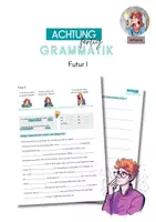 Vorschau - Arbeitsblätter - Futur I - Deckblatt
