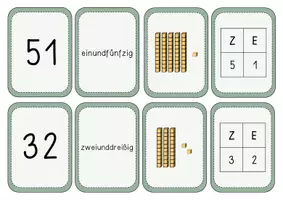 Vorschau - Spiele - Quartett: Zahlen bis 100 - Seite 3