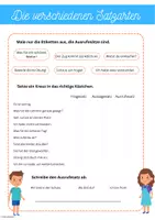 Vorschau - Arbeitsblätter - Satzarten und Satzzeichen - Seite 3