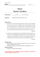 Vorschau - Klassenarbeiten - Klausur Q-Phase LK Woyzeck Faust mit EWH - Deckblatt