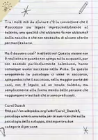 anteprima - Testo - NON È TALENTO, È MENTALITÀ: LA SCIENZA DIETRO IL SUCCESSO - Pagina 1