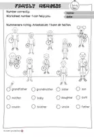 Vorschau - Arbeitsblätter - Materialpaket - Family - Family members - Englisch - Seite 3