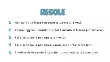 anteprima - Esercizi - Allenare la memoria di lavoro scrivendo - Pagina 1