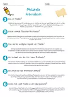 Vorschau - Arbeitsblätter - Philatelie Arbeitsblatt 7. & 8. Klasse Sammlerstücke AB mit Lösungen - Seite 2