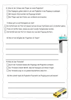Vorschau - Arbeitsblätter - Quiz zum Flughafen Check (mit Lösung) - Seite 1