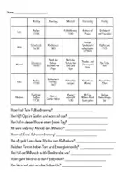 Vorschau - Arbeitsblätter - Eine Tabelle lesen 2 / Wochenplan von Kindern lesen können - Deckblatt