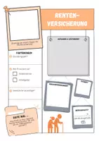 Vorschau - Arbeitsblätter - Rentenversicherung: Steckbrief - Seite 1