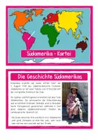 Vorschau - Anderer Materialtyp - Kontinente Südamerika zweifachdifferenzierte Infokartei - Seite 1