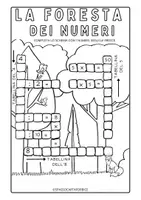 anteprima - Esercizi - LA FORESTA DEI NUMERI CON LE TABELLINE - Pagina di copertina