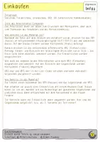Vorschau - Arbeitsblätter - Anybook Pro Material: Einkaufen - Seite 1