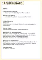 Vorschau - Arbeitsblätter - Anybook Pro Material: Tierausschnitte Klettmappe - Seite 2