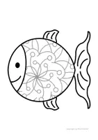 Vorschau - Mal- und Bastelvorlagen - Fisch - Mandalas, Fensterbilder, Unterwasserwelt - Seite 2