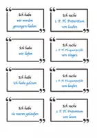 Vorschau - Spiele - Klassendomino Zeitformen des Verbs - Seite 2