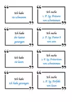 Vorschau - Spiele - Klassendomino Zeitformen des Verbs - Seite 3